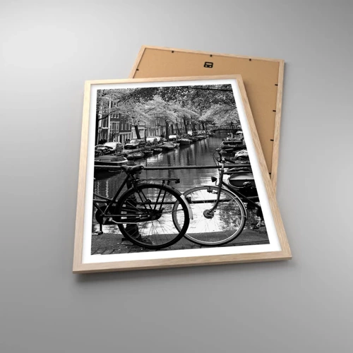 Poster in cornice rovere chiaro - Vista molto olandese - 50x70 cm