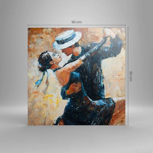Quadro su tela - Stampe su Tela - Alla Rodolfo Valentino - 50x50 cm
