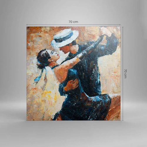 Quadro su tela - Stampe su Tela - Alla Rodolfo Valentino - 70x70 cm