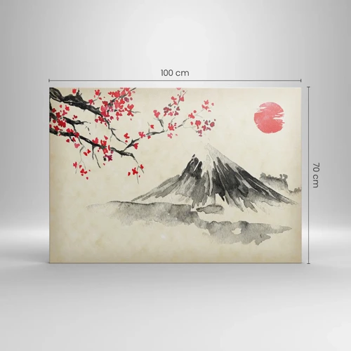 Quadro su tela - Stampe su Tela - Amore per il Giappone - 100x70 cm