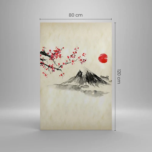 Quadro su tela - Stampe su Tela - Amore per il Giappone - 80x120 cm