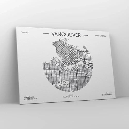 Quadro su tela - Stampe su Tela - Anatomia Vancouver - 100x70 cm