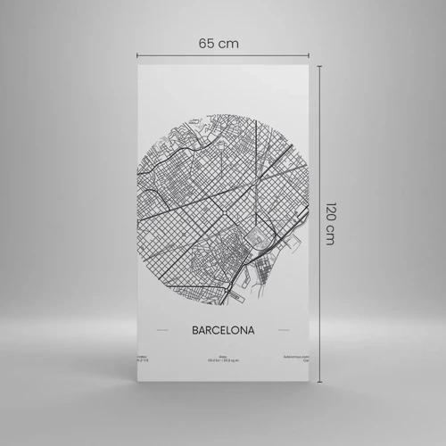 Quadro su tela - Stampe su Tela - Anatomia di Barcellona - 65x120 cm
