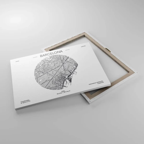 Quadro su tela - Stampe su Tela - Anatomia di Barcellona - 70x50 cm