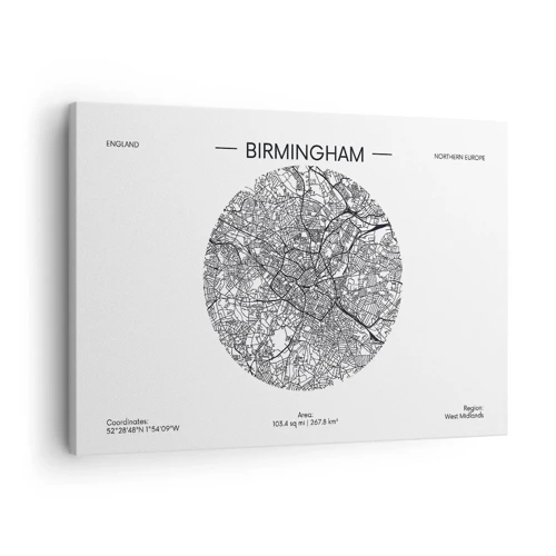 Quadro su tela - Stampe su Tela - Anatomia di Birmingham - 70x50 cm