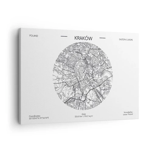 Quadro su tela - Stampe su Tela - Anatomia di Cracovia - 70x50 cm