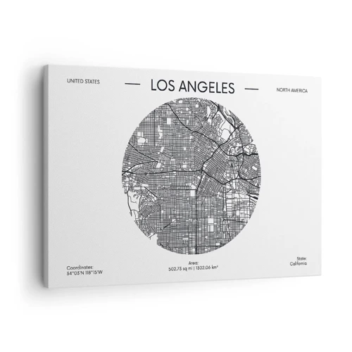 Quadro su tela - Stampe su Tela - Anatomia di Los Angeles - 70x50 cm