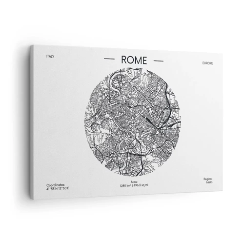 Quadro su tela - Stampe su Tela - Anatomia di Roma - 70x50 cm