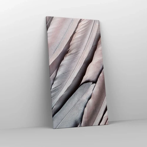 Quadro su tela - Stampe su Tela - Argento rosato - 65x120 cm