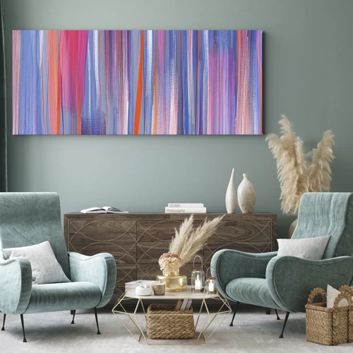 Quadro su tela - Stampe su Tela - Ascensione arcobaleno - 100x40 cm