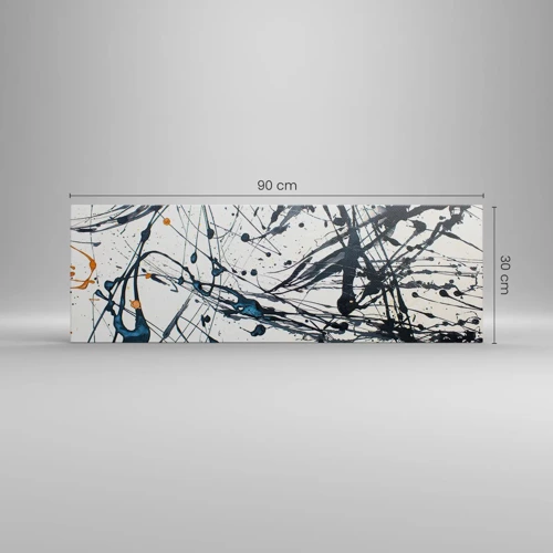 Quadro su tela - Stampe su Tela - Astrazione espressionistica - 90x30 cm