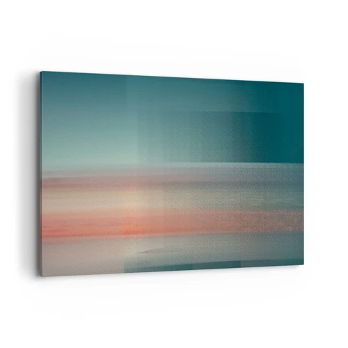 Quadro su tela - Stampe su Tela - Astrazione: onde di luce - 100x70 cm