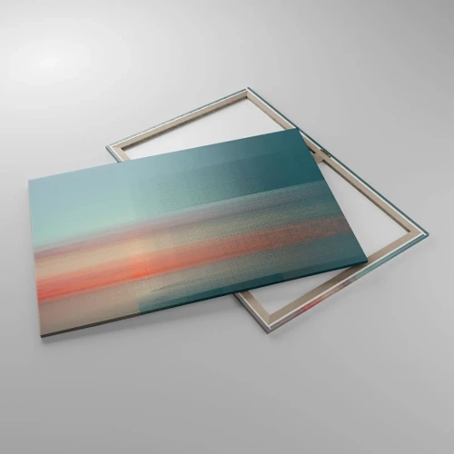 Quadro su tela - Stampe su Tela - Astrazione: onde di luce - 100x70 cm