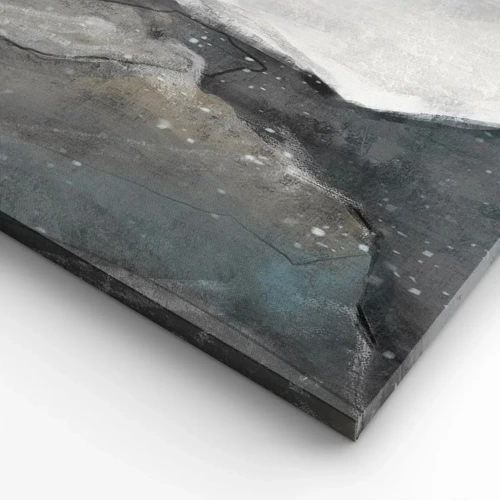 Quadro su tela - Stampe su Tela - Astrazione: rocce e ghiaccio - 120x80 cm