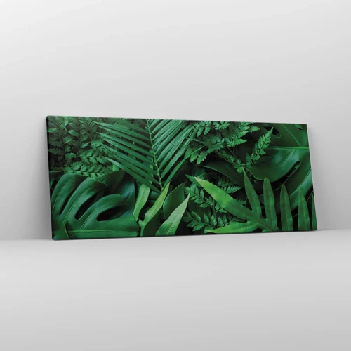 Quadro su tela - Stampe su Tela - Avvolti nel verde - 100x40 cm