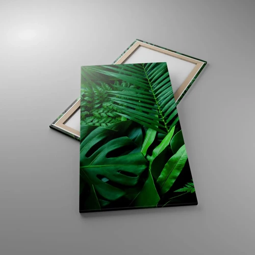 Quadro su tela - Stampe su Tela - Avvolti nel verde - 65x120 cm