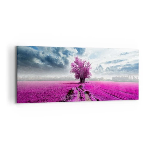 Quadro su tela - Stampe su Tela - Brughiera selvatica - 100x40 cm