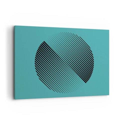 Quadro su tela - Stampe su Tela - Cerchio: variazione geometrica - 100x70 cm
