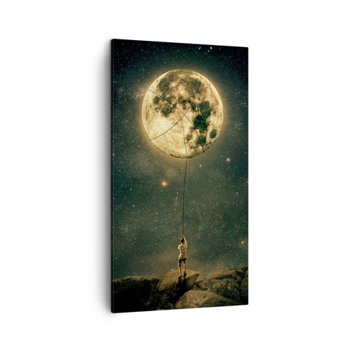 Quadro su tela - Stampe su Tela - Chi ha rubato la luna - 45x80 cm