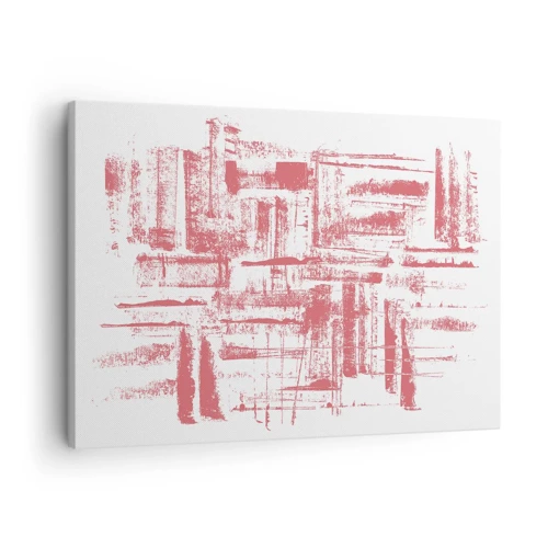 Quadro su tela - Stampe su Tela - Città rossa - 70x50 cm