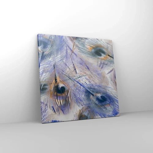 Quadro su tela - Stampe su Tela - Composizione a occhio di pavone - 50x50 cm