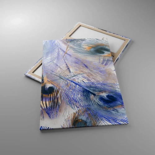 Quadro su tela - Stampe su Tela - Composizione a occhio di pavone - 80x120 cm