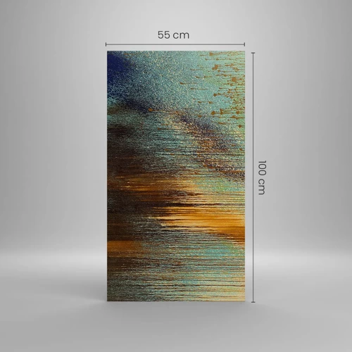 Quadro su tela - Stampe su Tela - Composizione cromatica non casuale - 55x100 cm