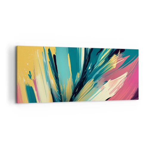 Quadro su tela - Stampe su Tela - Composizione: esplosione di gioia - 120x50 cm