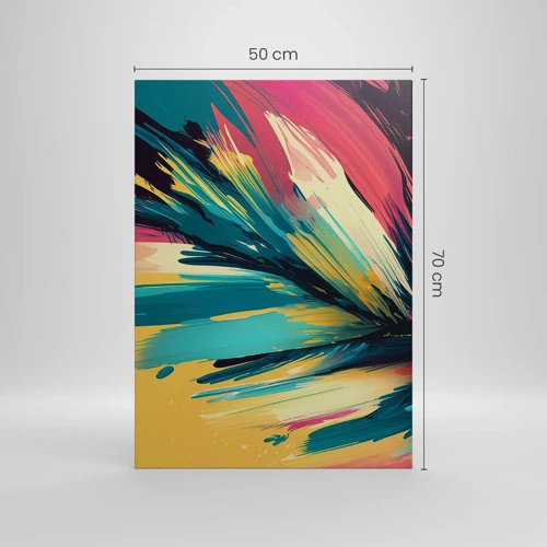 Quadro su tela - Stampe su Tela - Composizione: esplosione di gioia - 50x70 cm