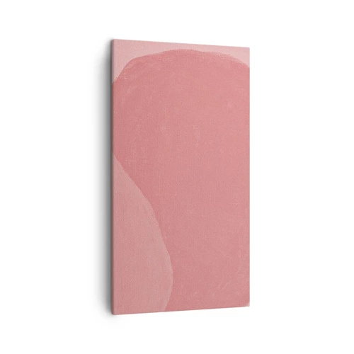 Quadro su tela - Stampe su Tela - Composizione organica in rosa - 45x80 cm