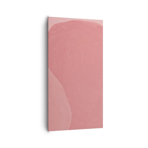Quadro su tela - Stampe su Tela - Composizione organica in rosa - 65x120 cm