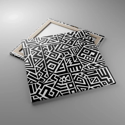 Quadro su tela - Stampe su Tela - Composizione precolombiana - 70x70 cm