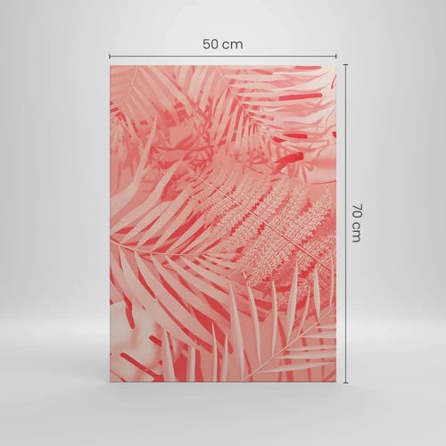 Quadro su tela - Stampe su Tela - Concetto rosa - 50x70 cm