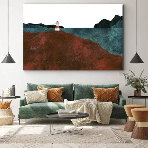 Quadro su tela - Stampe su Tela - Contemplando il mare - 100x70 cm