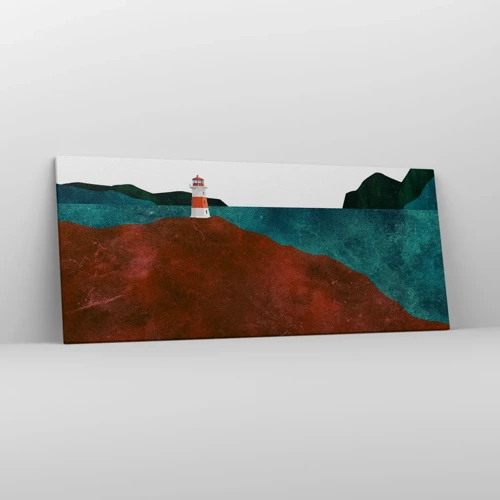 Quadro su tela - Stampe su Tela - Contemplando il mare - 120x50 cm