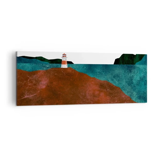 Quadro su tela - Stampe su Tela - Contemplando il mare - 140x50 cm