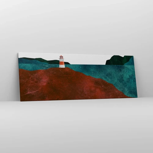 Quadro su tela - Stampe su Tela - Contemplando il mare - 140x50 cm