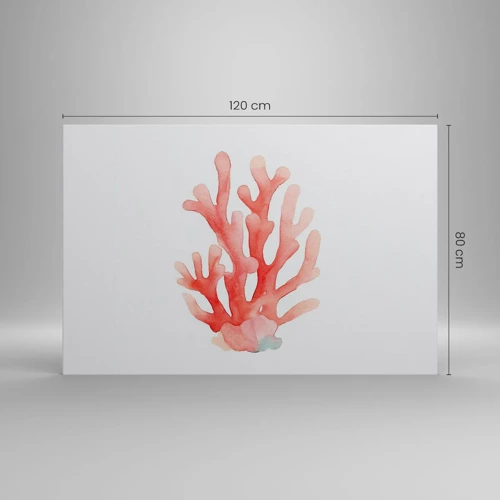 Quadro su tela - Stampe su Tela - Corallo color corallo - 120x80 cm