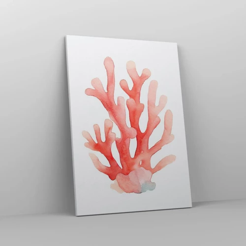 Quadro su tela - Stampe su Tela - Corallo color corallo - 50x70 cm
