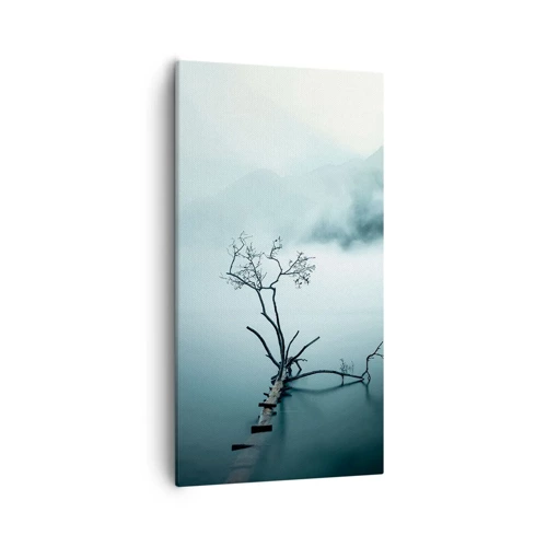 Quadro su tela - Stampe su Tela - Dall'acqua e dalla nebbia - 55x100 cm