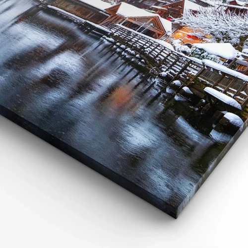 Quadro su tela - Stampe su Tela - Decorazione invernale - 45x80 cm