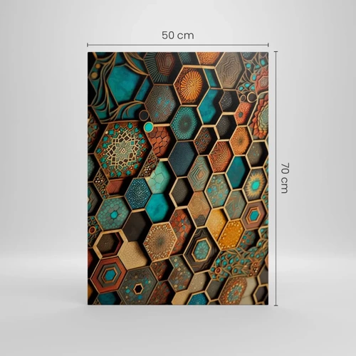 Quadro su tela - Stampe su Tela - Decorazioni arabe: variazione - 50x70 cm