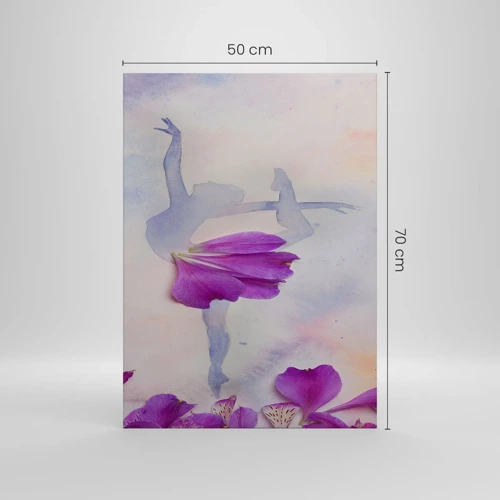 Quadro su tela - Stampe su Tela - Delicata come un fiore - 50x70 cm