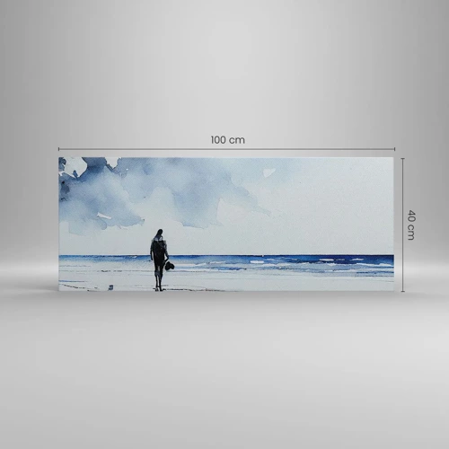 Quadro su tela - Stampe su Tela - Dialogo con il mare - 100x40 cm
