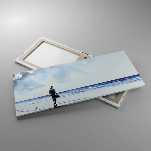 Quadro su tela - Stampe su Tela - Dialogo con il mare - 120x50 cm