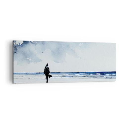 Quadro su tela - Stampe su Tela - Dialogo con il mare - 140x50 cm