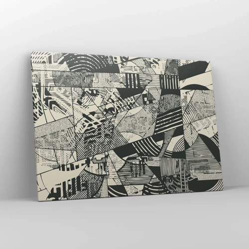 Quadro su tela - Stampe su Tela - Dinamica della contemporaneità - 100x70 cm