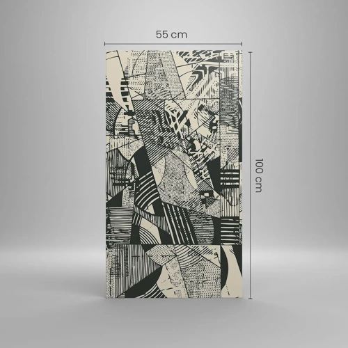 Quadro su tela - Stampe su Tela - Dinamica della contemporaneità - 55x100 cm