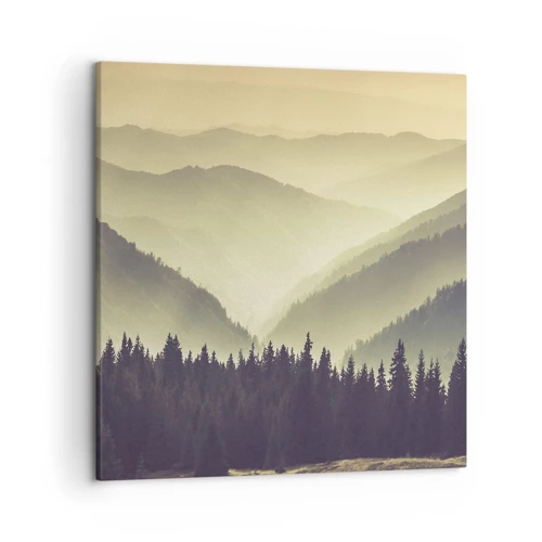 Quadro su tela - Stampe su Tela - Dopo sette montagne… - 50x50 cm