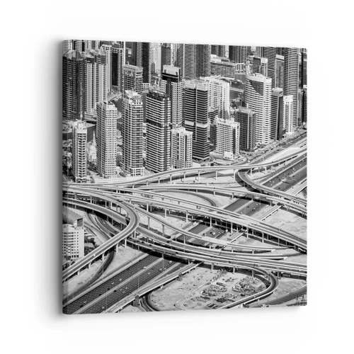 Quadro su tela - Stampe su Tela - Dubai - città impossibile - 30x30 cm